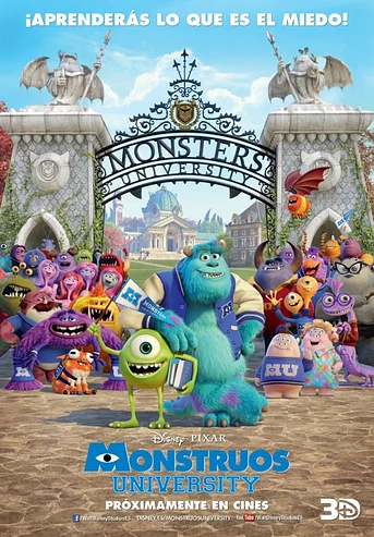 Poster de Monstruos University