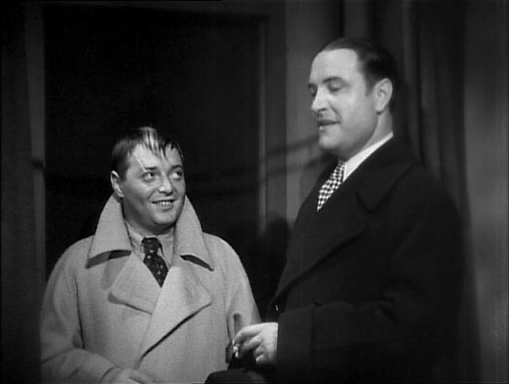 Peter Lorre y Frank Vosper en El Hombre que Sabía Demasiado