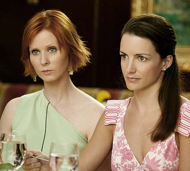 Cynthia Nixon y Kristin Davis en Sexo en Nueva York