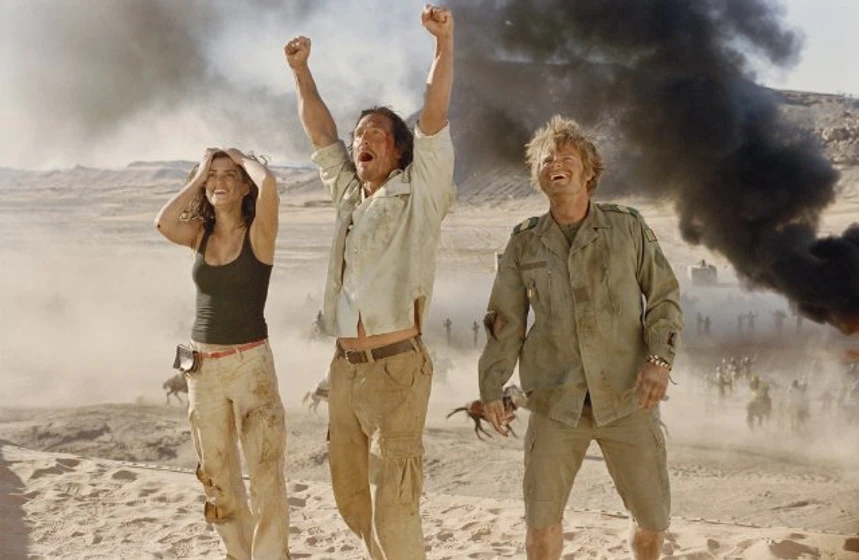 Penélope Cruz, Steve Zahn y Matthew McConaughey en Sahara