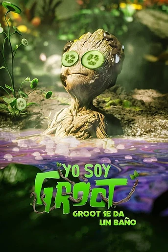 Poster de Groot se da un baño