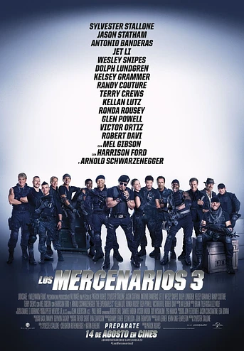 Poster de Los Mercenarios 3