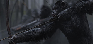still of movie La Guerra del Planeta de los simios