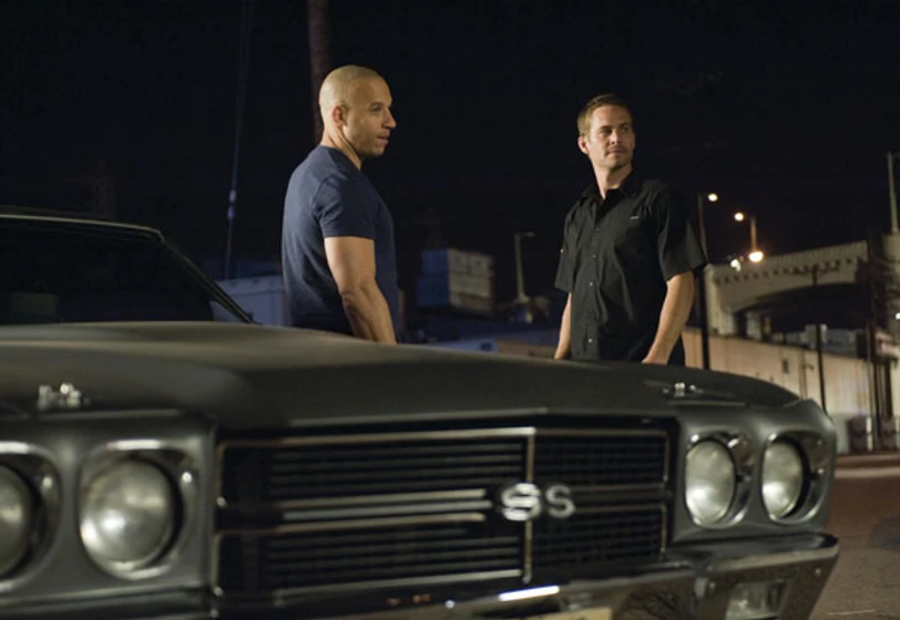 Paul Walker y Vin Diesel en Fast and Furious. Aún Más Rápido