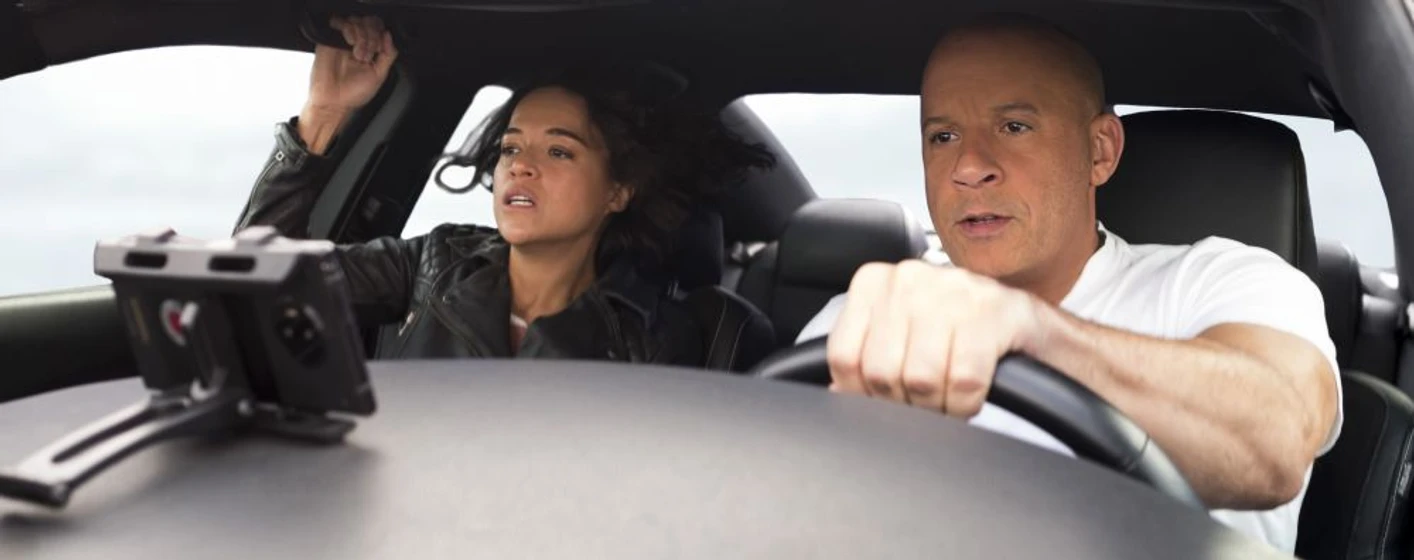 Vin Diesel y Michelle Rodriguez en Fast & Furious 9