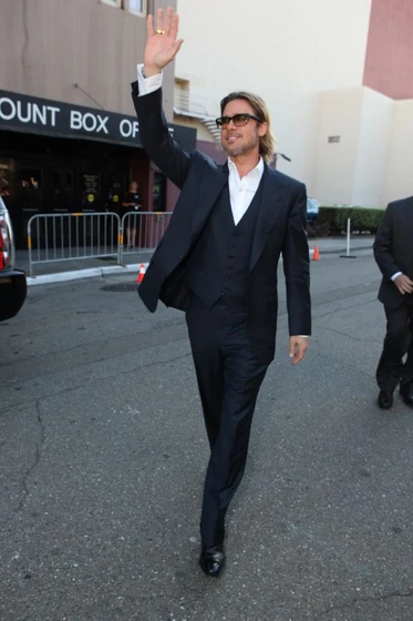 Brad Pitt en moneyball-rompiendo-las-reglas (Premiere en Oakland. Septiembre 2011)