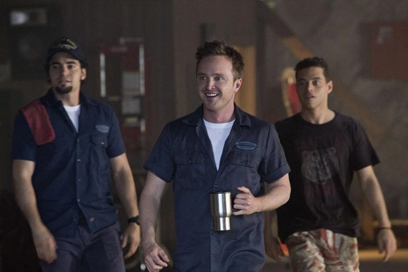 Dominic Cooper y Aaron Paul en Need for Speed
