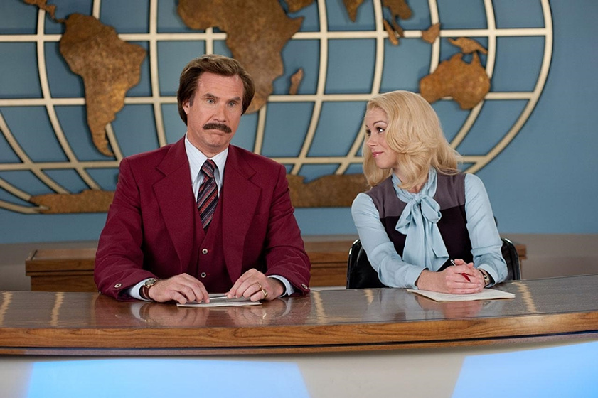 Will Ferrell y Christina Applegate en Los Amos de la Noticia