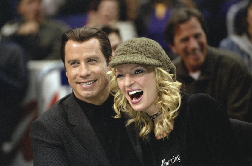 John Travolta y Uma Thurman en Be Cool