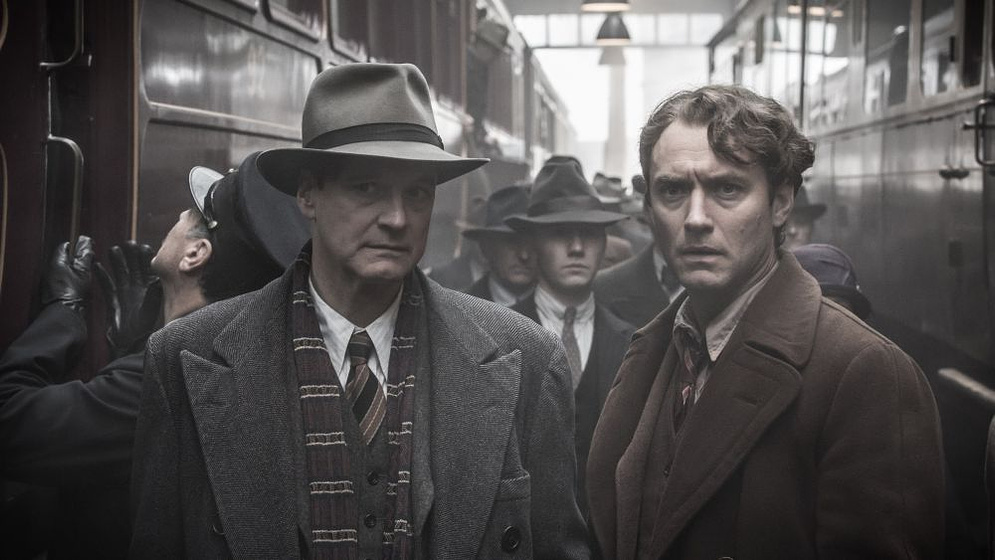 Jude Law y Colin Firth en El Editor de libros