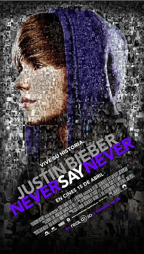 Poster de Justin Bieber: Never say never