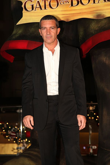 Antonio Banderas en El Gato con Botas (Premiere en México. Noviembre 2011)