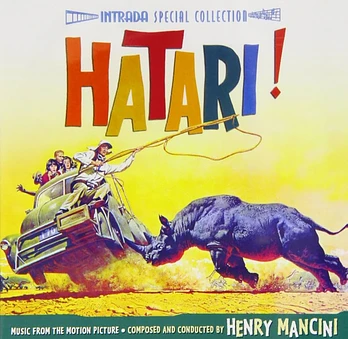 Carátula de la banda de sonido de Hatari!