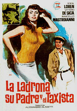 poster of movie La Ladrona, su Padre y el Taxista