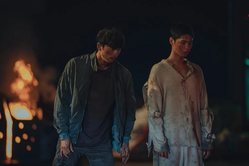 Yoo Gong y Park Bo-gum en seobok