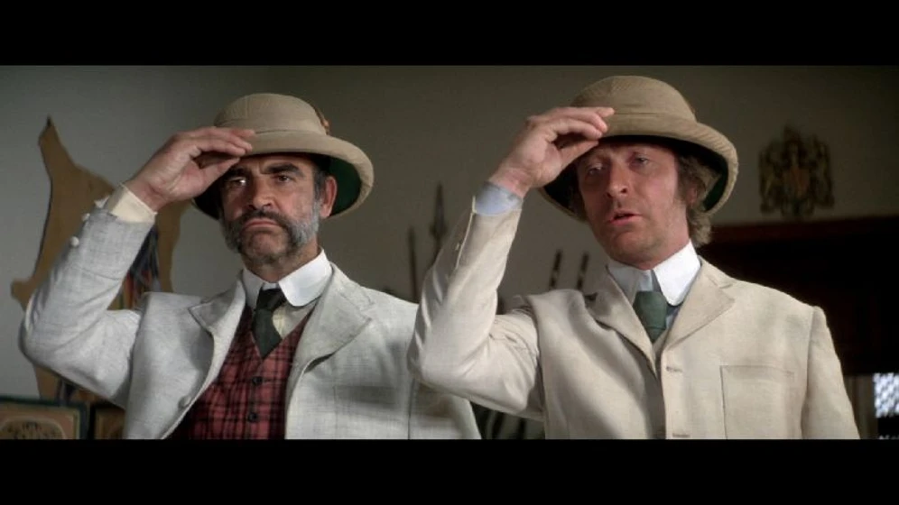 Sean Connery y Michael Caine en El Hombre que Pudo Reinar