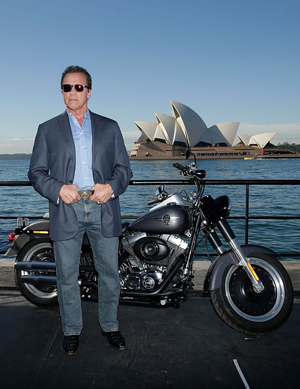 Arnold Schwarzenegger en Terminator Genesis (Photocall Sydney. Junio 2015)
