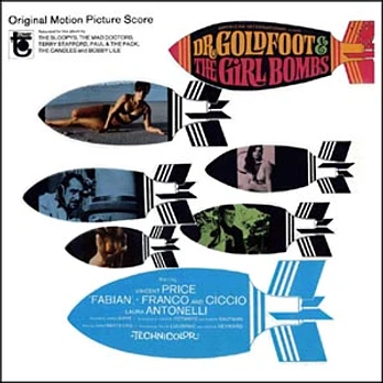 Carátula de la banda de sonido de Dr. Goldfoot and the Girl Bombs