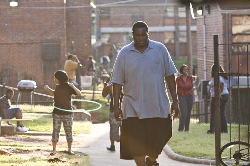 Quinton Aaron en The Blind side (Un sueño posible)