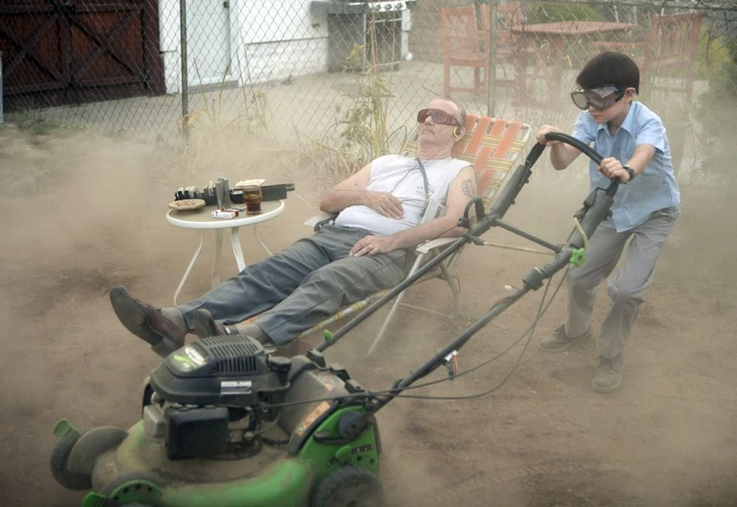 Bill Murray y Jaeden Lieberher en st-vincent