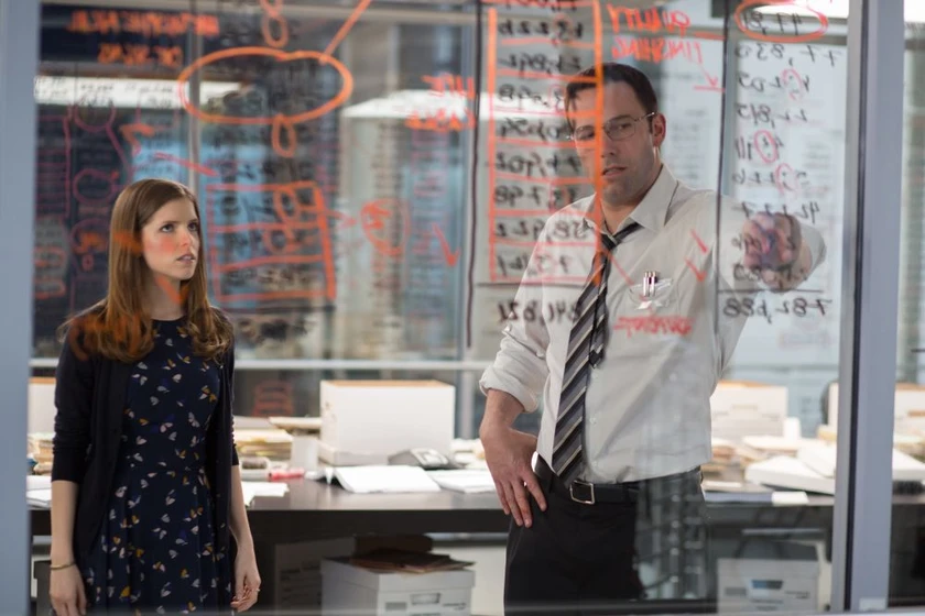 Ben Affleck y Anna Kendrick en el-contable