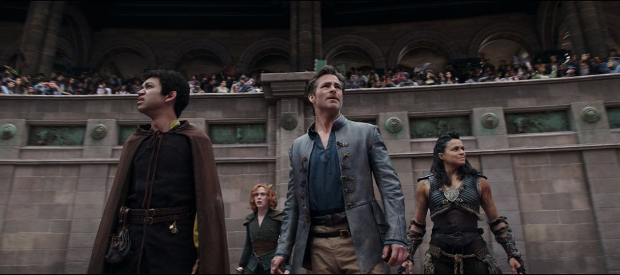 Michelle Rodriguez, Chris Pine y Sophia Lillis en Dungeons & Dragons. Honor entre Ladrones