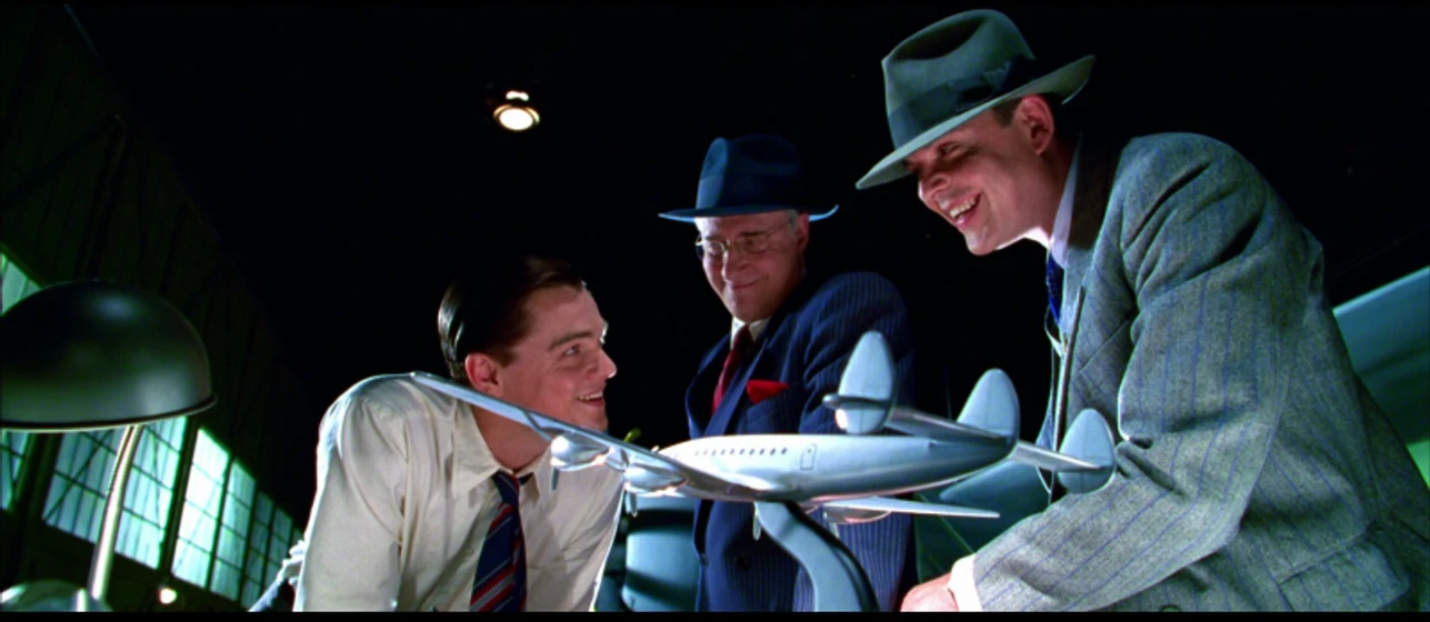 Leonardo DiCaprio en el-aviador