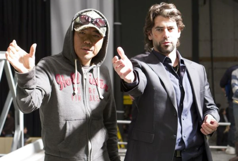 Eduardo Noriega [II] y Jee-woon Kim en el-ultimo-desafio