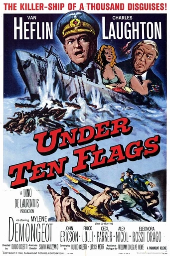 Poster de Bajo Diez Banderas