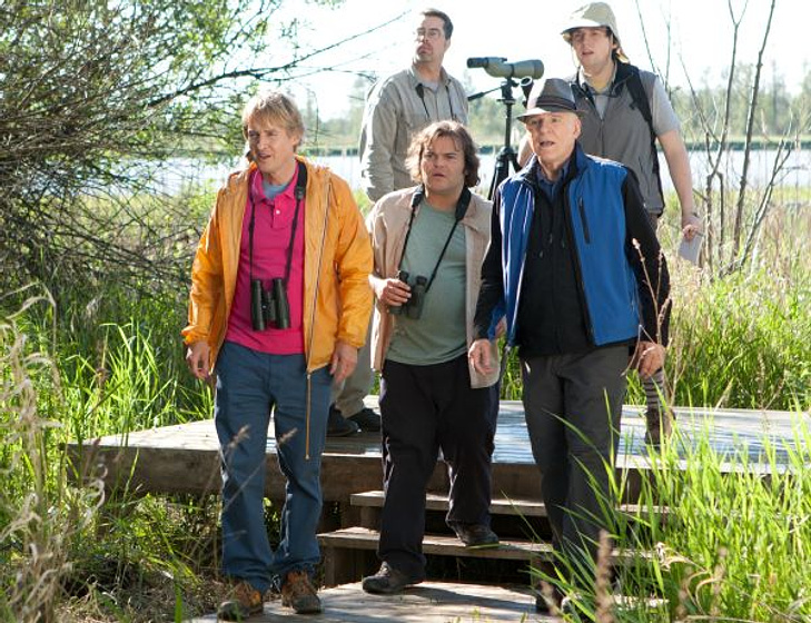 Jack Black, Owen Wilson y Steve Martin en El Gran año