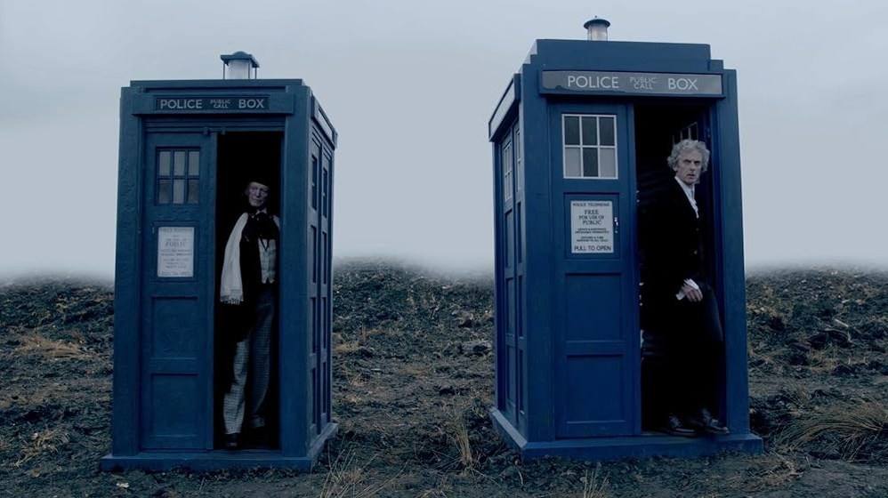 Peter Capaldi y David Bradley [I] en doctor-who-twice-upon-a-time