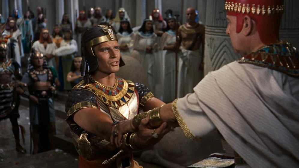 Charlton Heston en Los Diez mandamientos