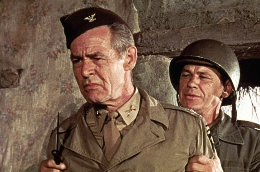 Charles Bronson y Robert Ryan en Doce del Patíbulo