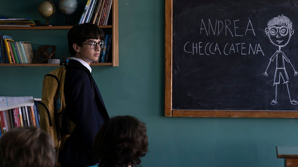Samuele Carrino en The Boy with Pink Pants