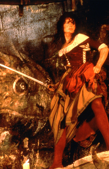 Geena Davis en La Isla de las Cabezas Cortadas