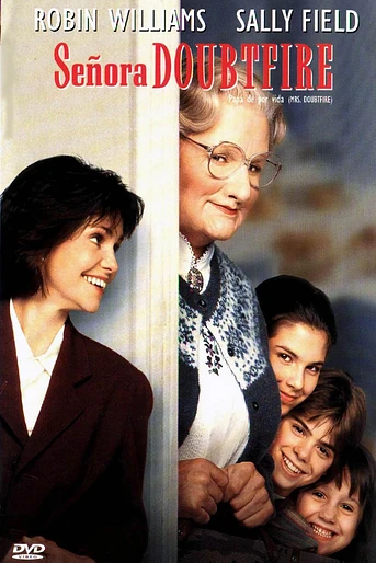 Poster de Señora Doubtfire, papá de por vida