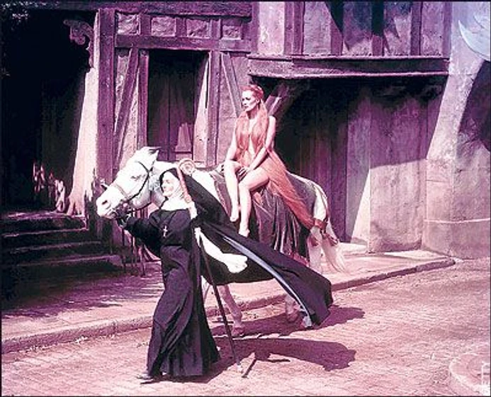 Maureen O'Hara en lady-godiva