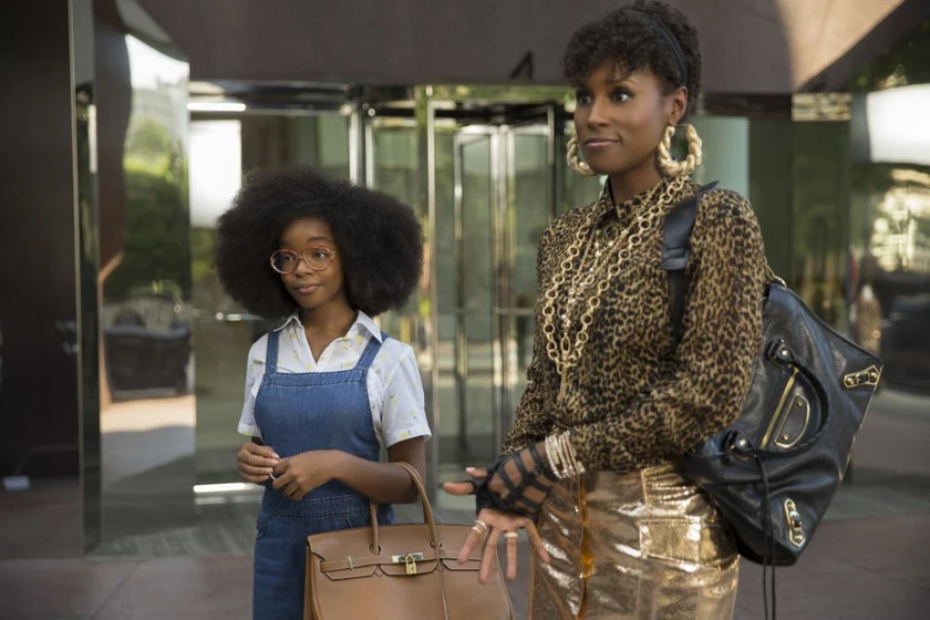 Marsai Martin y Issa Rae en pequeno-gran-problema