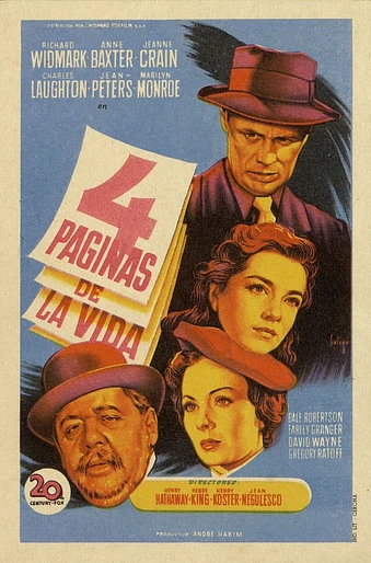 Poster de Cuatro Páginas de la Vida
