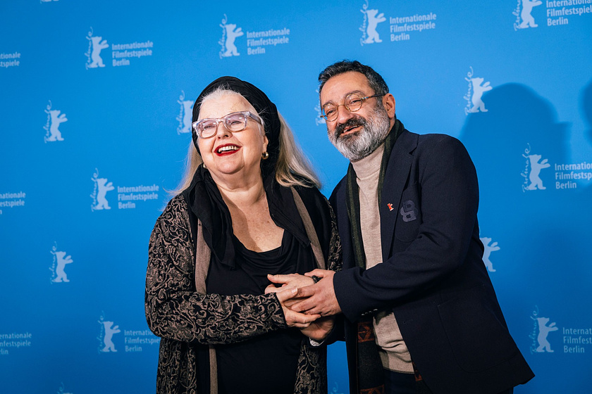 Hanna Schygulla y Georges Khabbaz en Yunan (Berlinale. Febrero 2025)