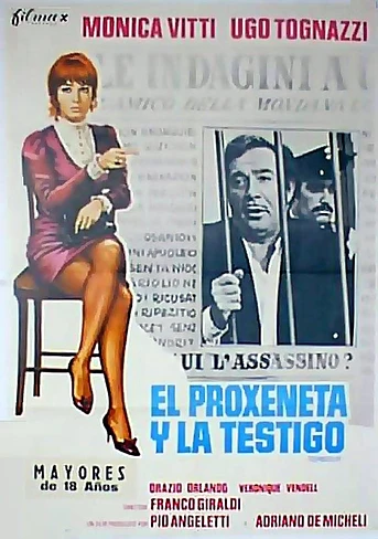 Poster de El Proxeneta y la testigo