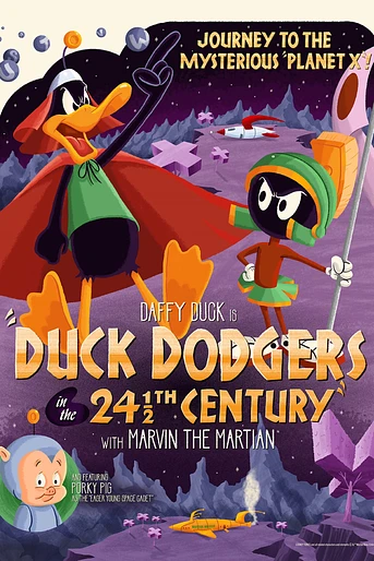 Poster de Duck Dodgers en el siglo 24 y medio