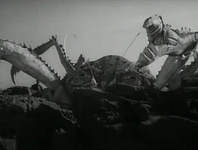 still of movie El Ataque de los cangrejos gigantes
