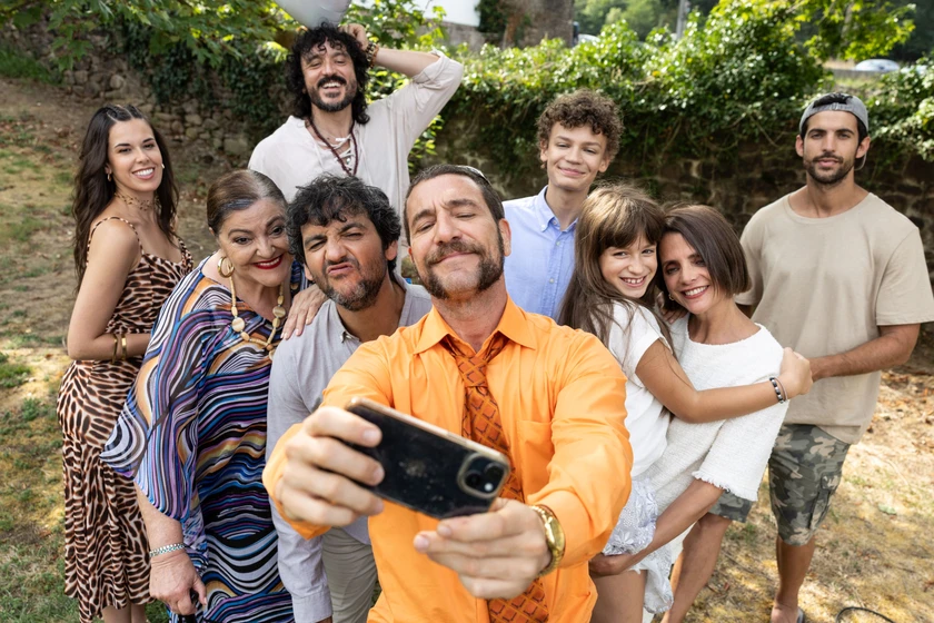 Macarena Gómez, Fran Perea, Charo Reina, David Pareja y Raúl Tejón en hasta-que-el-juzgado-nos-separe (Rodaje)