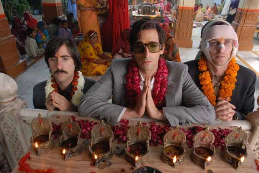 Owen Wilson, Adrien Brody y Jason Schwartzman en viaje-a-darjeeling