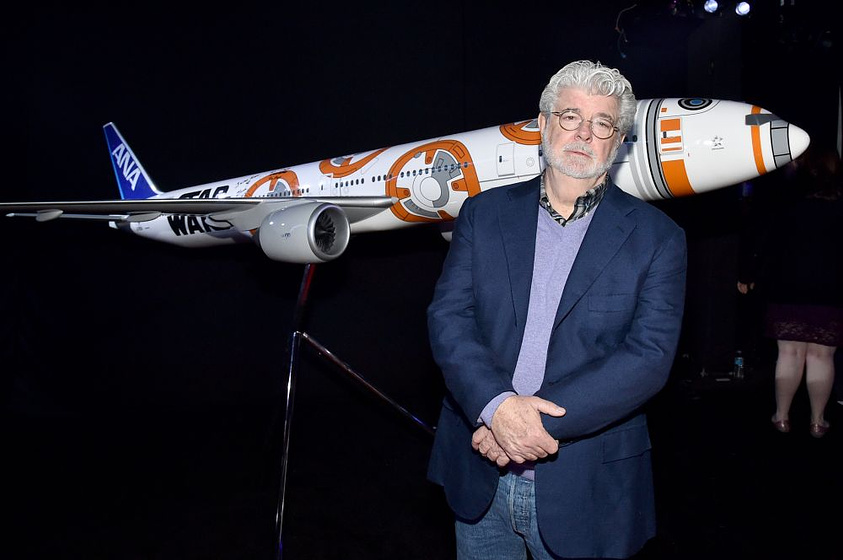 George Lucas en Star Wars: Episodio VII. El Despertar de la Fuerza (Premiere Mundial en Los Angeles. Diciembre 2015)