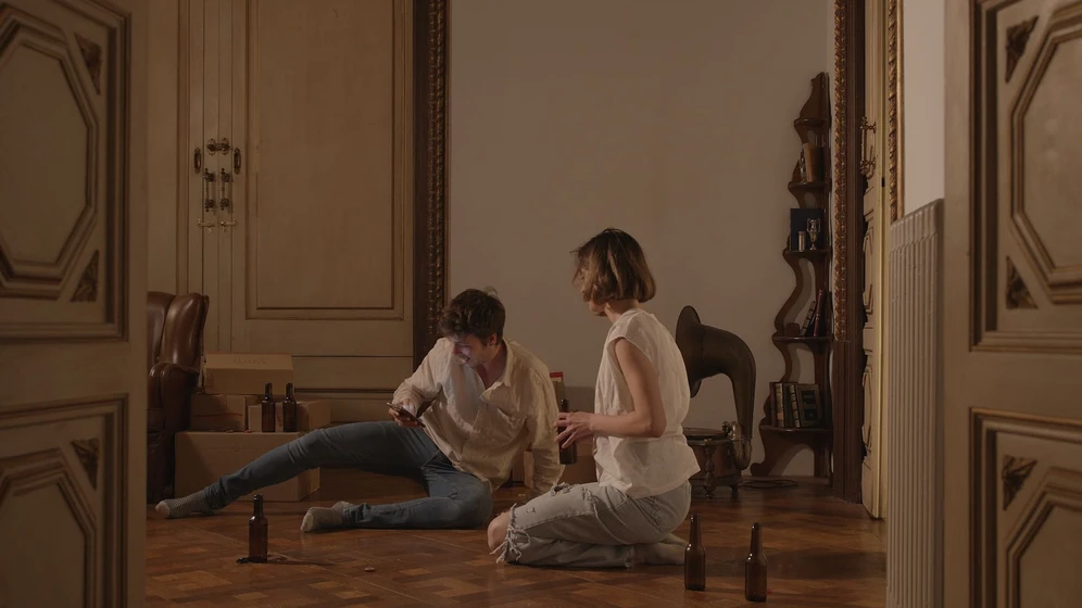 Alba Mendoza y Eleazar Masdeu en triptico