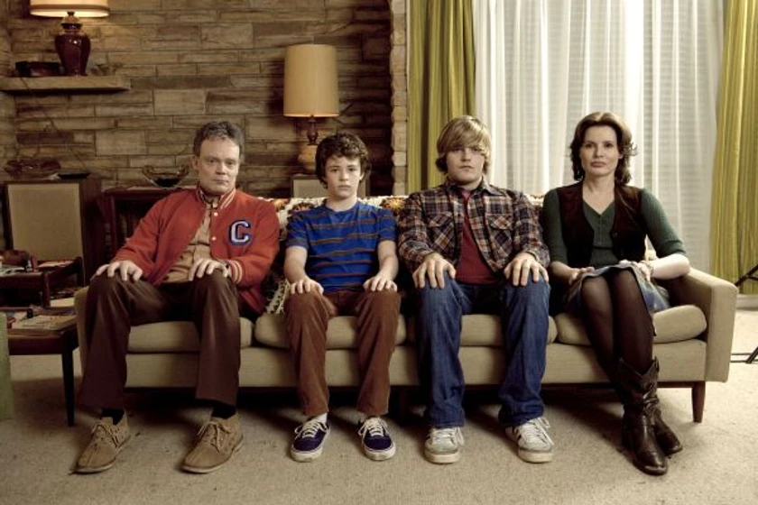 Geena Davis y Joel Tobeck en accidents-happen