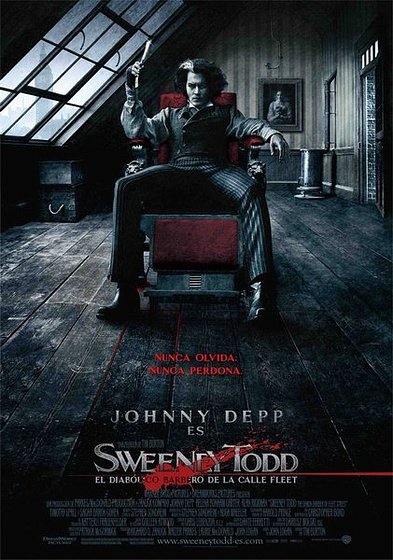Imagen de Sweeney Todd. El barbero diabólico de la calle Fleet (Cartel)