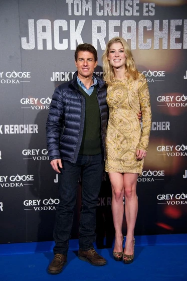 Tom Cruise y Rosamund Pike en Jack Reacher (Premiere en Madrid. Diciembre 2012)
